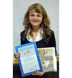 Monika Kur - nominowana do Złotego Pióra i wyróżniona nagrodą CEO