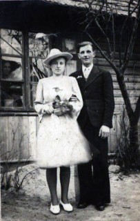 Zdjecie Ślubne Zofii i Wacława Balcerak