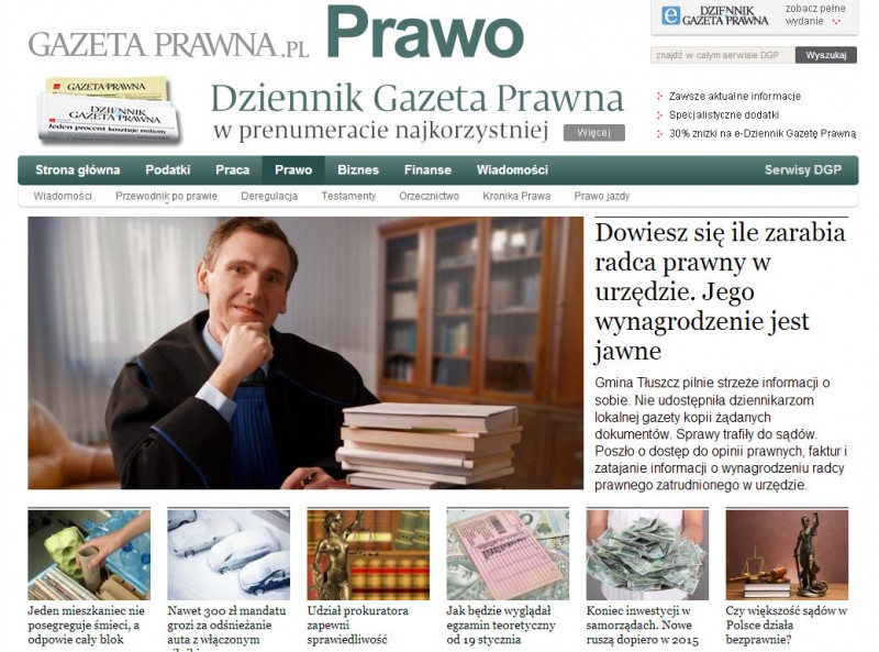 Dziennik Gazeta Prawna, 14.01.2013