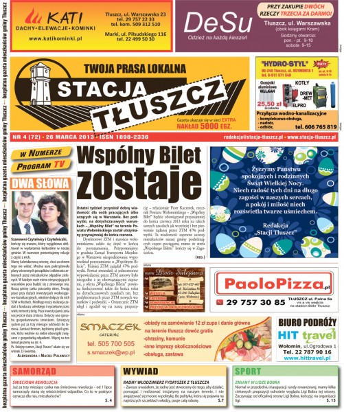 Stacja Tłuszcz - numer 4(72)/2013