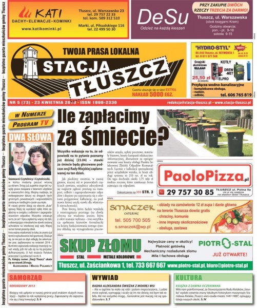 Stacja Tłuszcz - numer 5(73)/2013