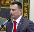 Burmistrz Tłuszcza Paweł Bednarczyk