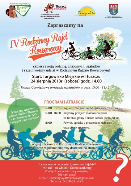 Rodzinny Rajd Rowerowy 2013