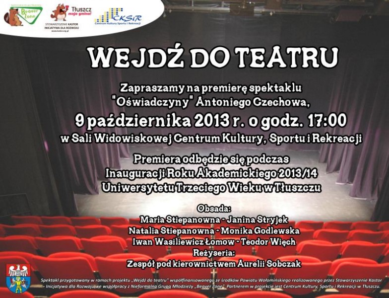Wejdź do teatru