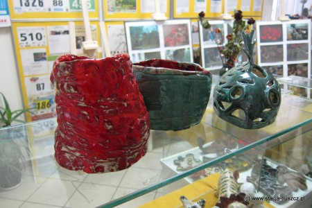 Podczas wystawy prac ceramicznych można było podziwiać efekty twórczości uczestników projektu. Część przedmiotów przekazano także do licytacji podczas tegorocznej Wielkiej Orkiestry Świątecznej Pomocy w Tłuszczu (fot. MP)