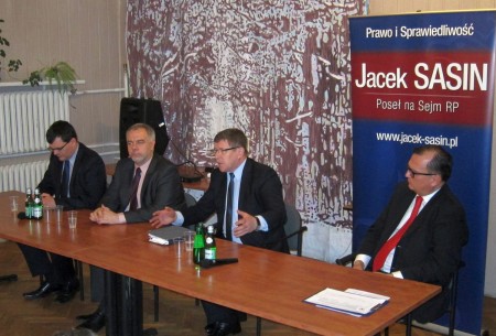 Zbigniew Kuźmiuk i Jacek Sasin